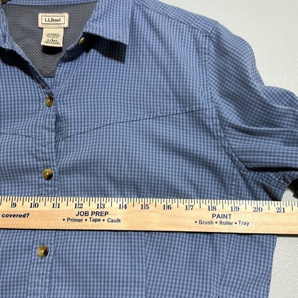 L.L. Bean Long Sleeve Button Down Shirt Women’s Size Large - Picture 3 of 4